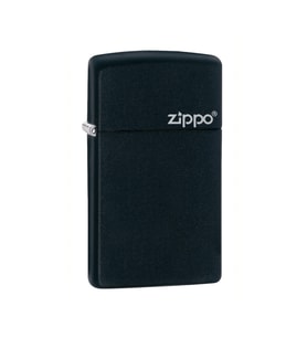 Zippo Çakmak Bayan Siyah Slim Logo 1618zl
