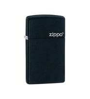 Zippo Çakmak Bayan Siyah Slim Logo 1618zl