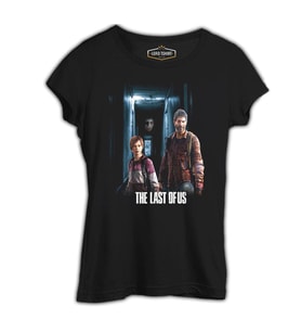The Last of Us Siyah Kadın Tshirt