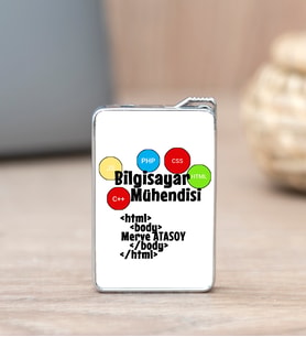 Bilgisayar Mühendisi Tasarım İsme Özel Çakmak