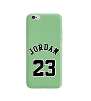 Iphone 6 Air Jordan Tasarımlı Yeşil Lansman Telefon Kılıfı