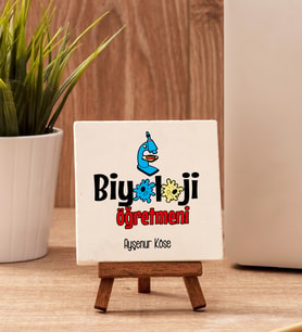 Biyoloji Öğretmenine Hediye Taş Dekor