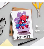 Marvel Spirder Man Defteri Kişiye Özel