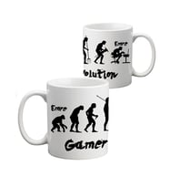 Erkek Oyuncuya Hediye - Gamer Evolution İsimli Kupa Bardak