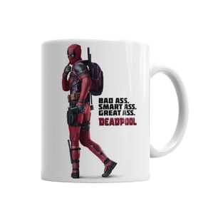 Deadpool Marvel Kupa Bardak Porselen