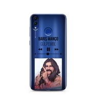 Barış Manço Mp3 Tasarımlı Süper Şeffaf Silikon Telefon Kılıfı Huawei Honor 8c