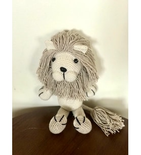 Amigurumi Küçük Aslan Jo (Krem)