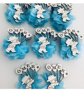 İsme Özel Hoşgeldin Bebek Yazılı Ahşap Magnet