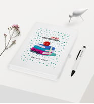 BK Gift Kişiye Özel En İyi Sınıf Öğretmeni Temalı Beyaz Defter Kalem Hediye Seti - 13