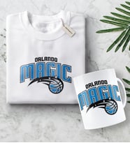 NBA Orlando Magic Beyaz Tişört ve Kupa Seti (Model 1)