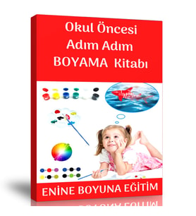 Okul Öncesi Adım Adım Boyama Kitabı