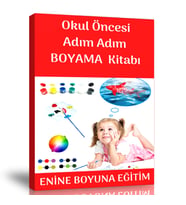Okul Öncesi Adım Adım Boyama Kitabı