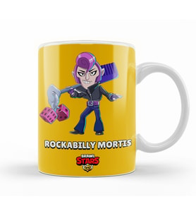 Brawl  Stars Rockabılly Mortıs Kupa Bardak Porselen