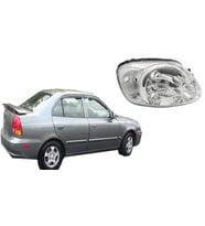 HYUNDAİ ACCENT ADMİRE ŞEFFAF SAĞ ÖN FAR 2004--2005