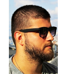 Wayfarer Erkek Güneş Gözlüğü Mat Çerçeveli bl1850e (Siyah)