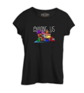 Among Us I Siyah Kadın Tshirt
