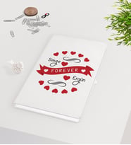 BK Gift Kişiye Özel Sevgililer Günü Beyaz Defter-43