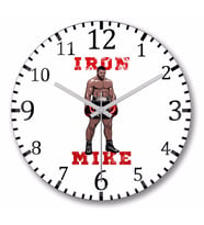 Miketyson Iron Mike Duvar Saati Bombeli Gercek Cam