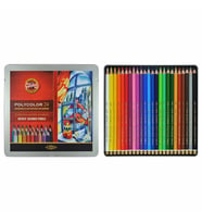 Koh-i-Noor Polycolor Kuru Boya Kalemi 24lü Set