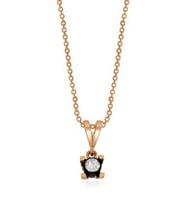 0,08 CT Elmas Tektaş Kolye