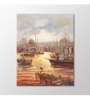 Arty Tablo Galata Köprüsü Tablo (Karışık)