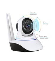 Olix Kablosuz Wifi İp Kamera 1080P Full HD 3 MP Hareketli Kamera Gece Görüşlü
