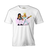 Modern Talking - Gitar Beyaz Erkek Tshirt