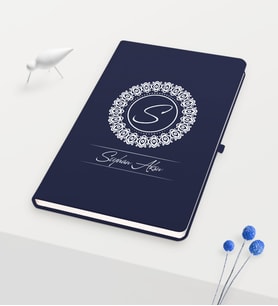 BK Gift Kişiye Özel İsimli Lacivert Defter - 2