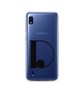Samsung A10 Harf Tasarımlı Telefon Kılıfı D-Harfi 