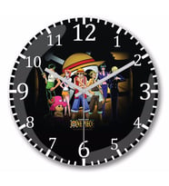 One  Piece Duvar Saati Bombeli Gercek Cam