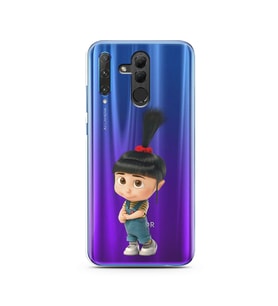 Agnes Tasarımlı Süper Şeffaf Silikon Telefon Kılıfı Huawei Honor 20 Lite