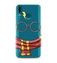 Harry Poter Tasarımlı Süper Şeffaf Silikon Telefon Kılıfı Huawei Y9 (2019)
