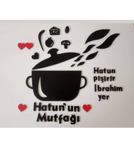 Mutfak Mdf Duvar Pano