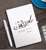 BK Gift Kişiye Özel Mânâ Berceste Beyaz Defter ve Kalem Hediye Seti