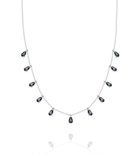 Topaz Taşlı Kolye Gümüş Bayan Kolyesi Kadın Kolye UC-306