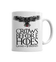 Game Of Thrones Crows Before Hoes Goot Kupa Bardak Porselen