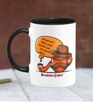 BK Gift Kişiye Özel Babalar Günü Temalı Siyah Kupa Bardak 22294s
