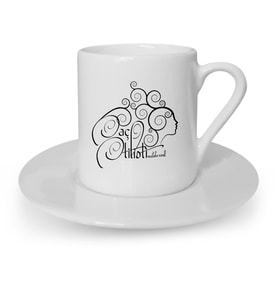 BK Gift Kişiye Özel Mesleki Saç Stilisti Türk Kahvesi Fincanı  1