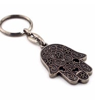 FATMA ANA ELİ ANTRASİT METAL ANAHTARLIK KC613