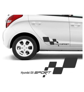 Hyundai i20 Sport Oto Sticker Yapıştırma