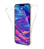 Microsonic Apple iPhone 12 Mini Kılıf 6 Tarafı Tam Full Koruma 360 Clear Soft Şeffaf