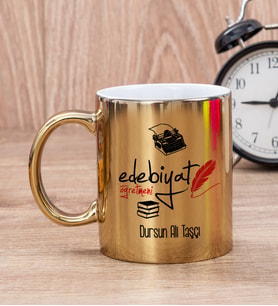 Edebiyat Öğretmeni Gold Kupa Bardak