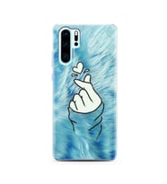 Parmak Tasarım Süper Şeffaf Silikon Telefon Kılıfı Huawei P30 Pro