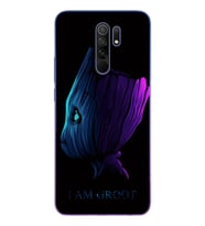 Baby Groot Tasarım Süper Şeffaf Silikon Telefon Kılıfı Xiomai Redmi 9