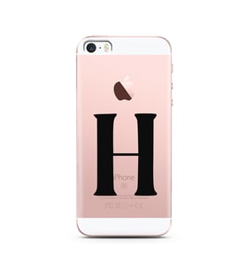 Iphone 5 Harf Tasarımlı Telefon Kılıfı H-Harfi 