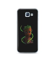 Baby Groot Tasarım Süper Şeffaf Silikon Telefon Kılıfı Samsung A8 (2016)  