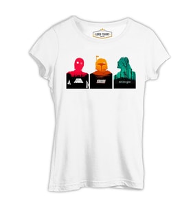 Star Wars - Trinity Beyaz Kadın Tshirt