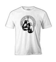 Boxing - Eldiven Beyaz Erkek Tshirt