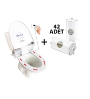 Palex Sensörlü Hijyenik Klozet Kapağı + 42 Adet Yedek Rulo