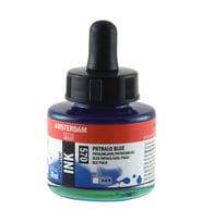 Talens Amsterdam Acrylic Ink 30ml 570 Phthalo Blue